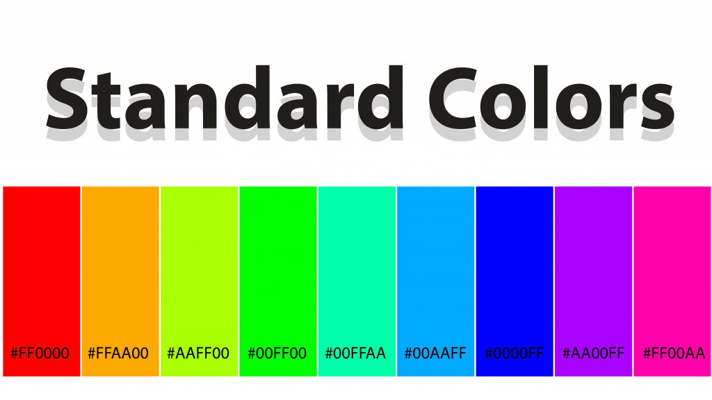 Muted color examples